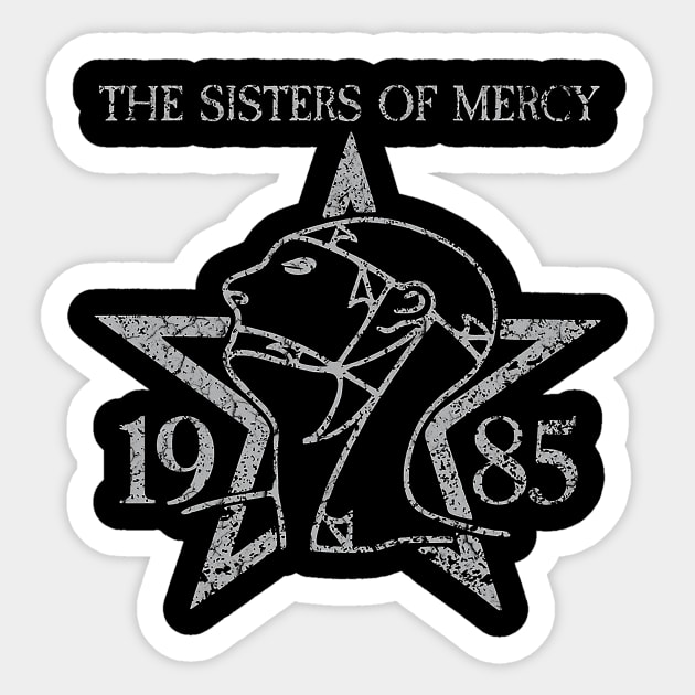 1985 / The Sisters Of Mercy Sticker by alselinos